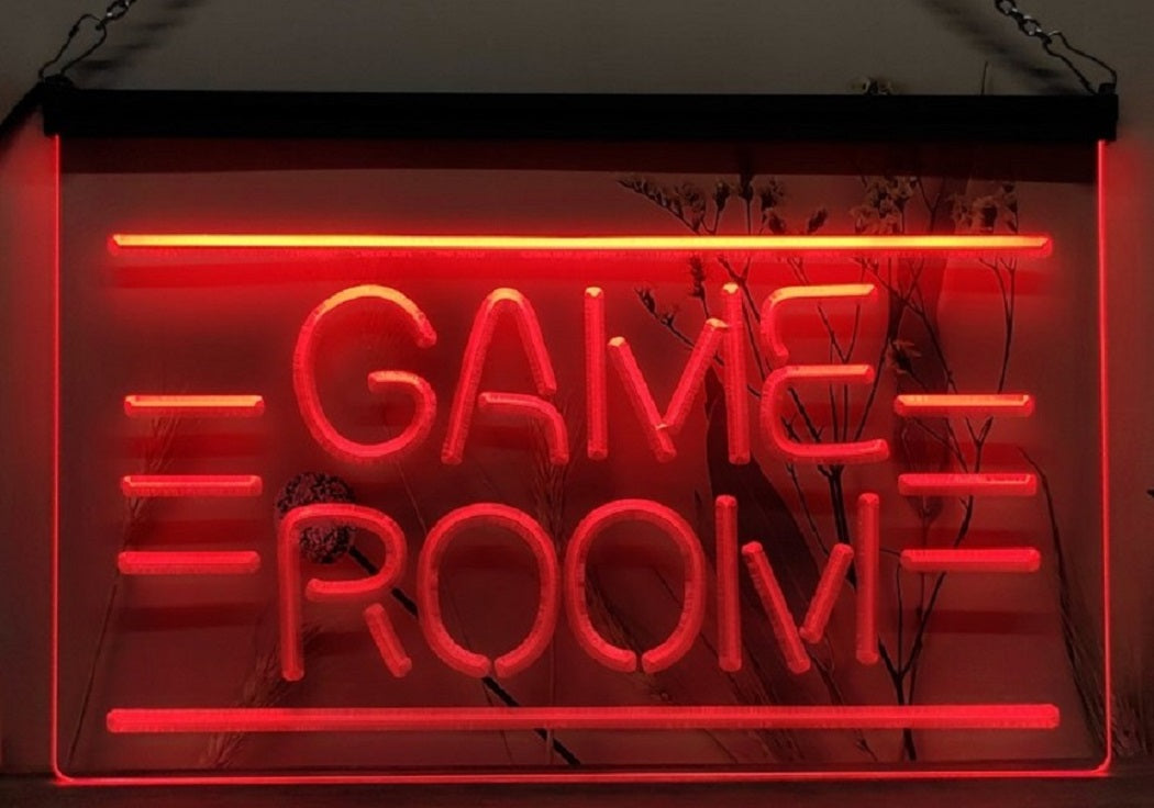 Game Room Led Neon Sign Home Game Room Arcade Shop Decor