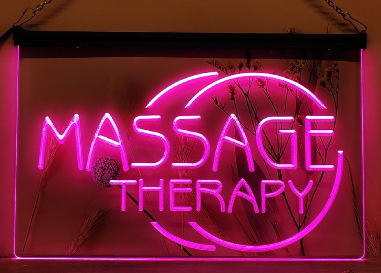 Massage Therapy Led Neon Sign Massage Spa Beauty Salon Decor Wall Hanging OR Desktop