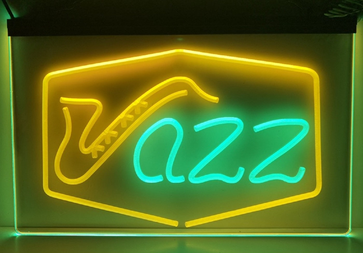 Jazz Led Neon Sign Dual Color Home Music Room Recording Studio Jazz Club Decor