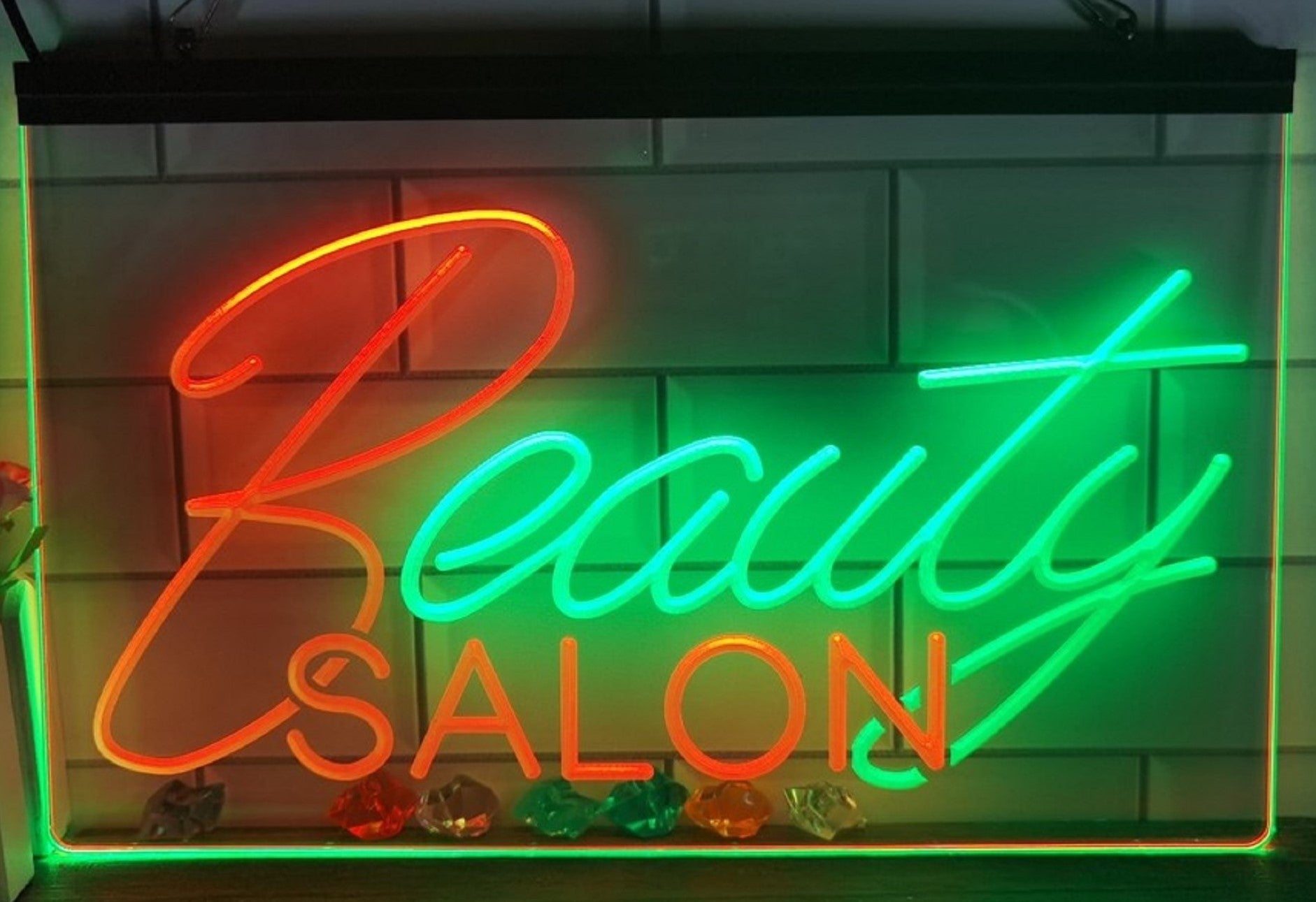 Beauty Salon Led Neon Sign Dual Color Hair Spa Beauty Salon Decor