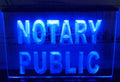 Notary Public Led Neon Sign Notary Public Signatory Office Decor
