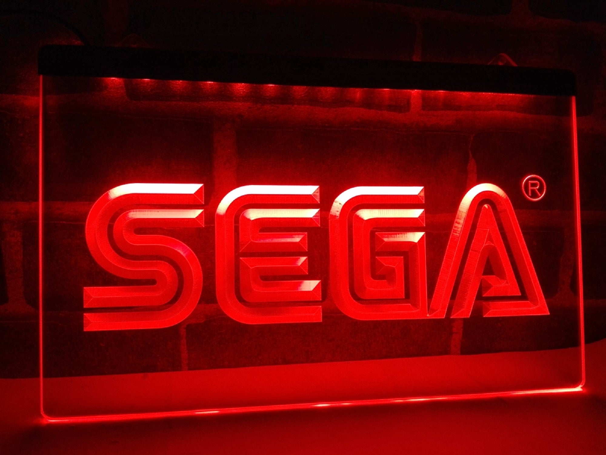 Sega Led Neon Sign Home Kids Room Gaming Arcade Shop Decor