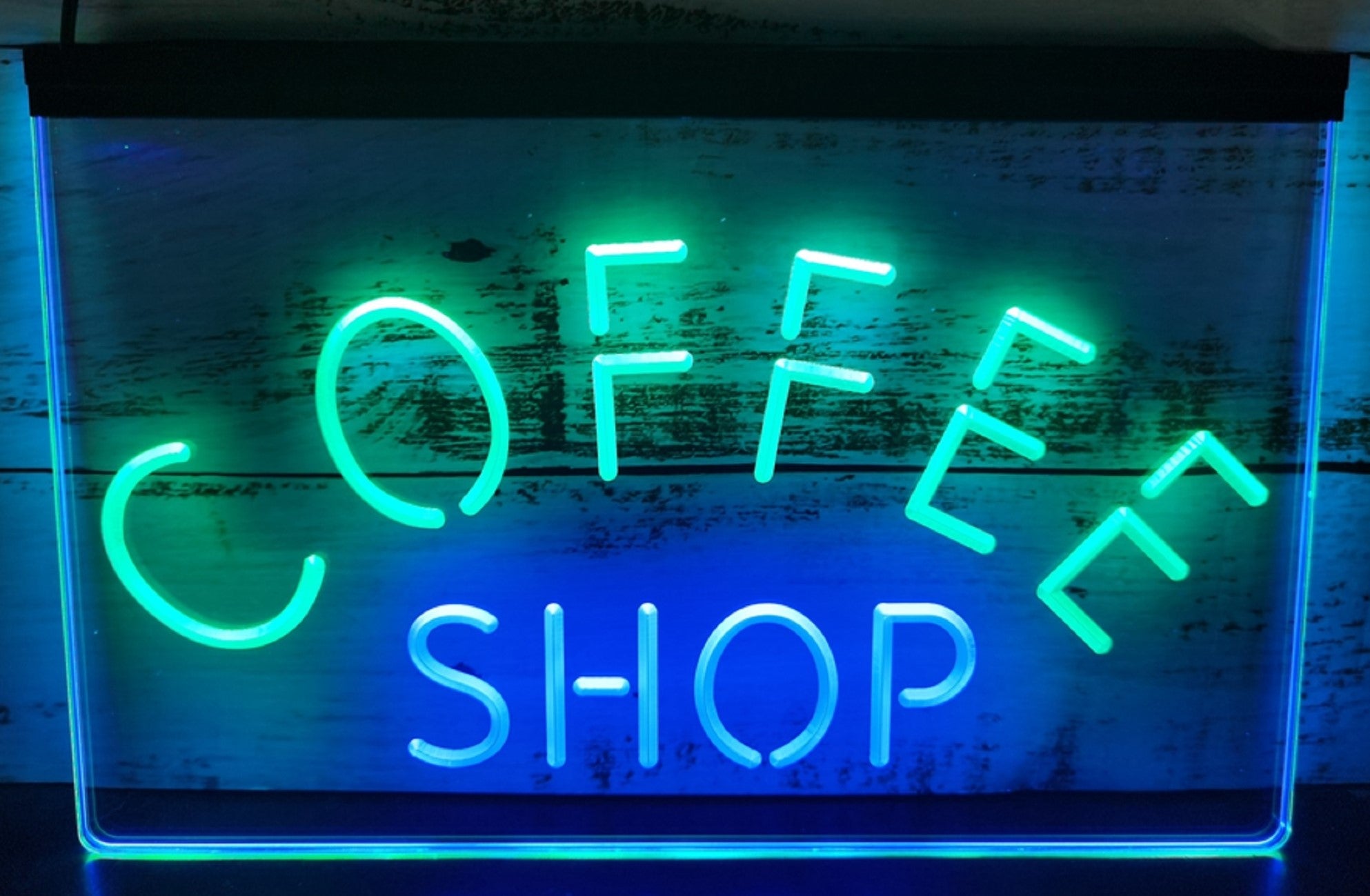 Coffee Shop Led Neon Sign Dual Color Coffee Shop Decor