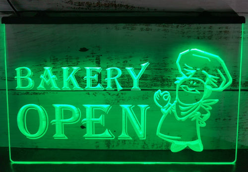 Bakery Open Led Neon Sign Bakery Boulangerie Decor Wall Hanging