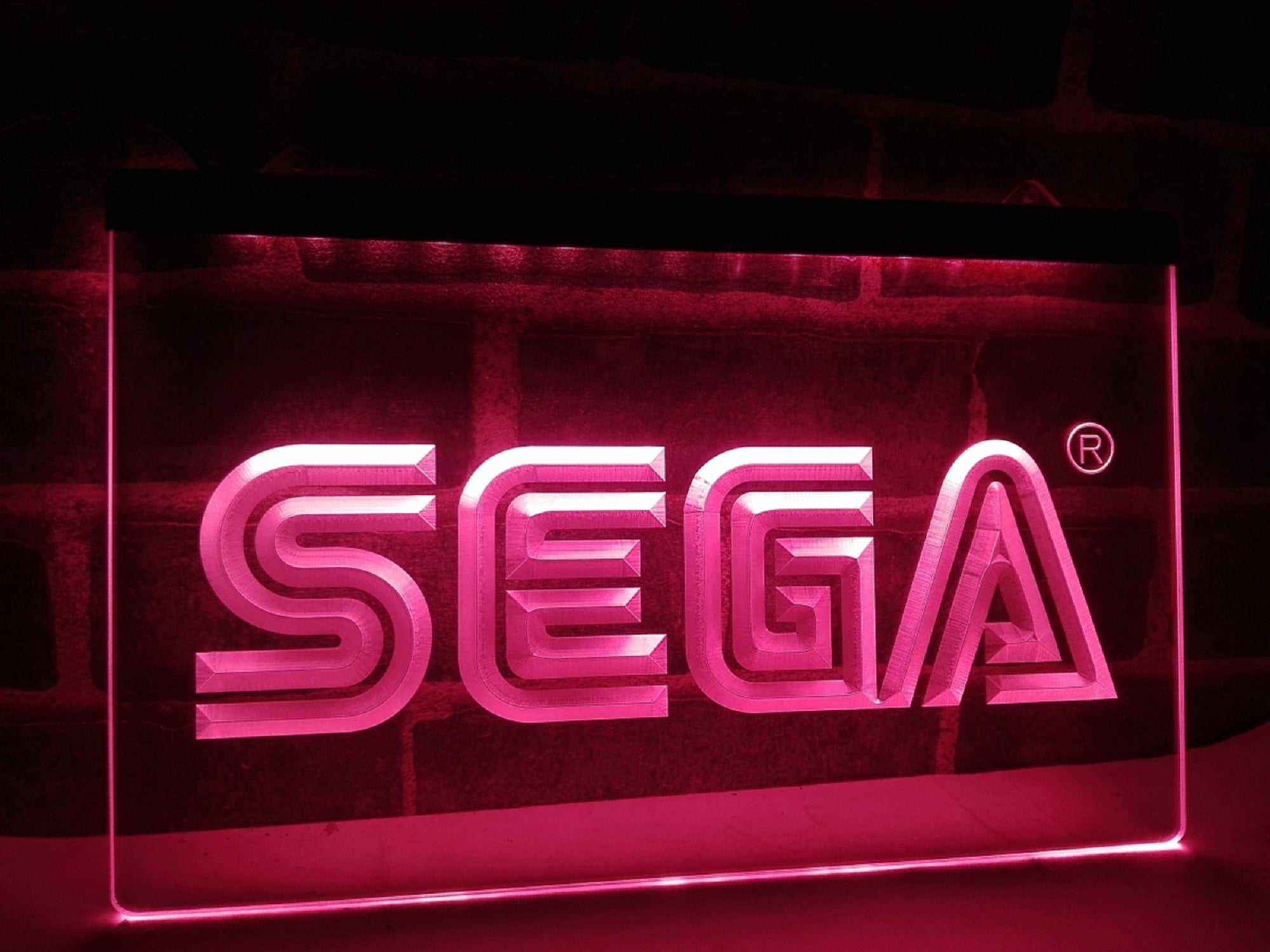 Sega Led Neon Sign Home Kids Room Gaming Arcade Shop Decor