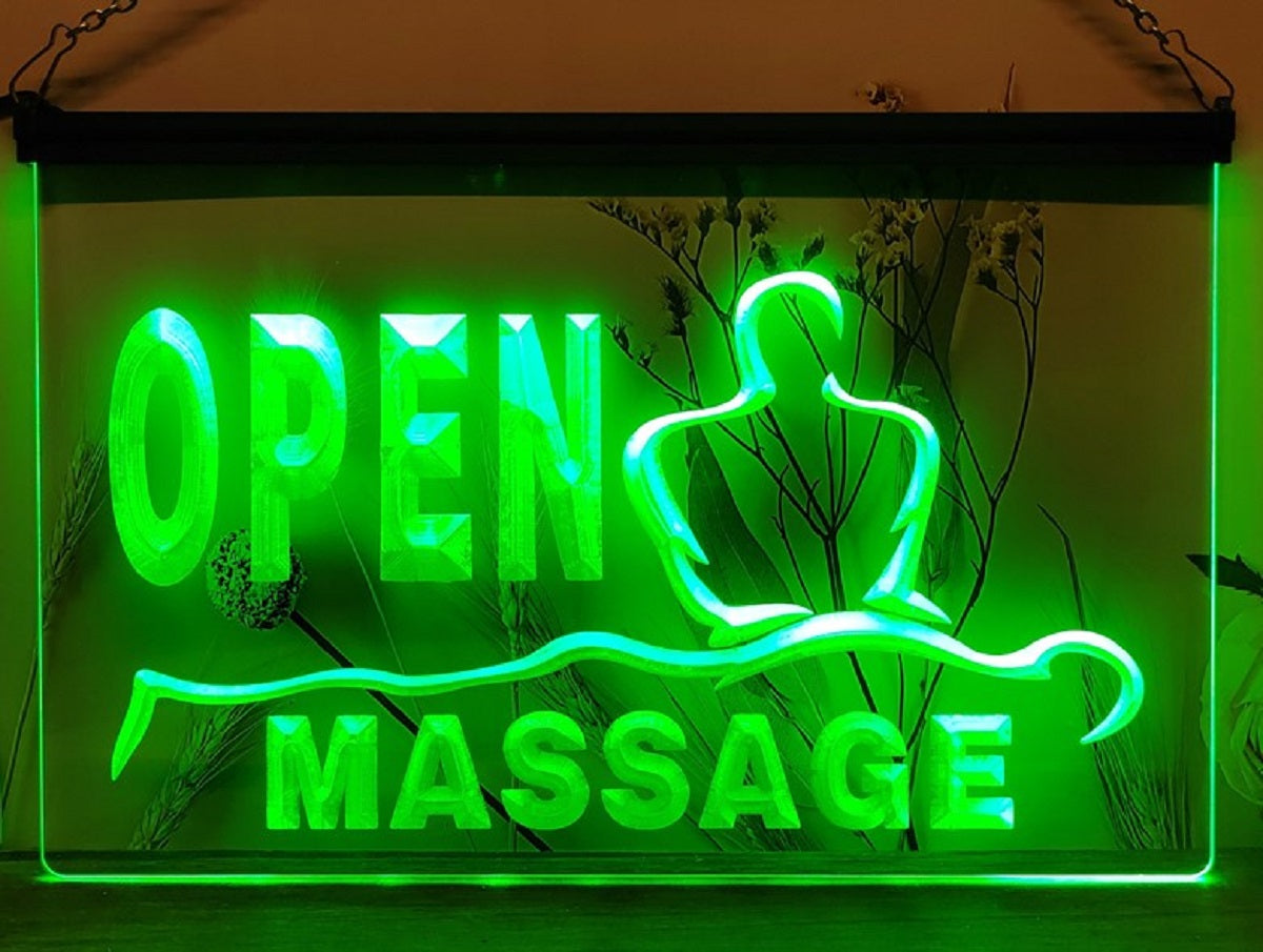Open Massage  Led Neon Sign Spa Massage Beauty Salon Decor