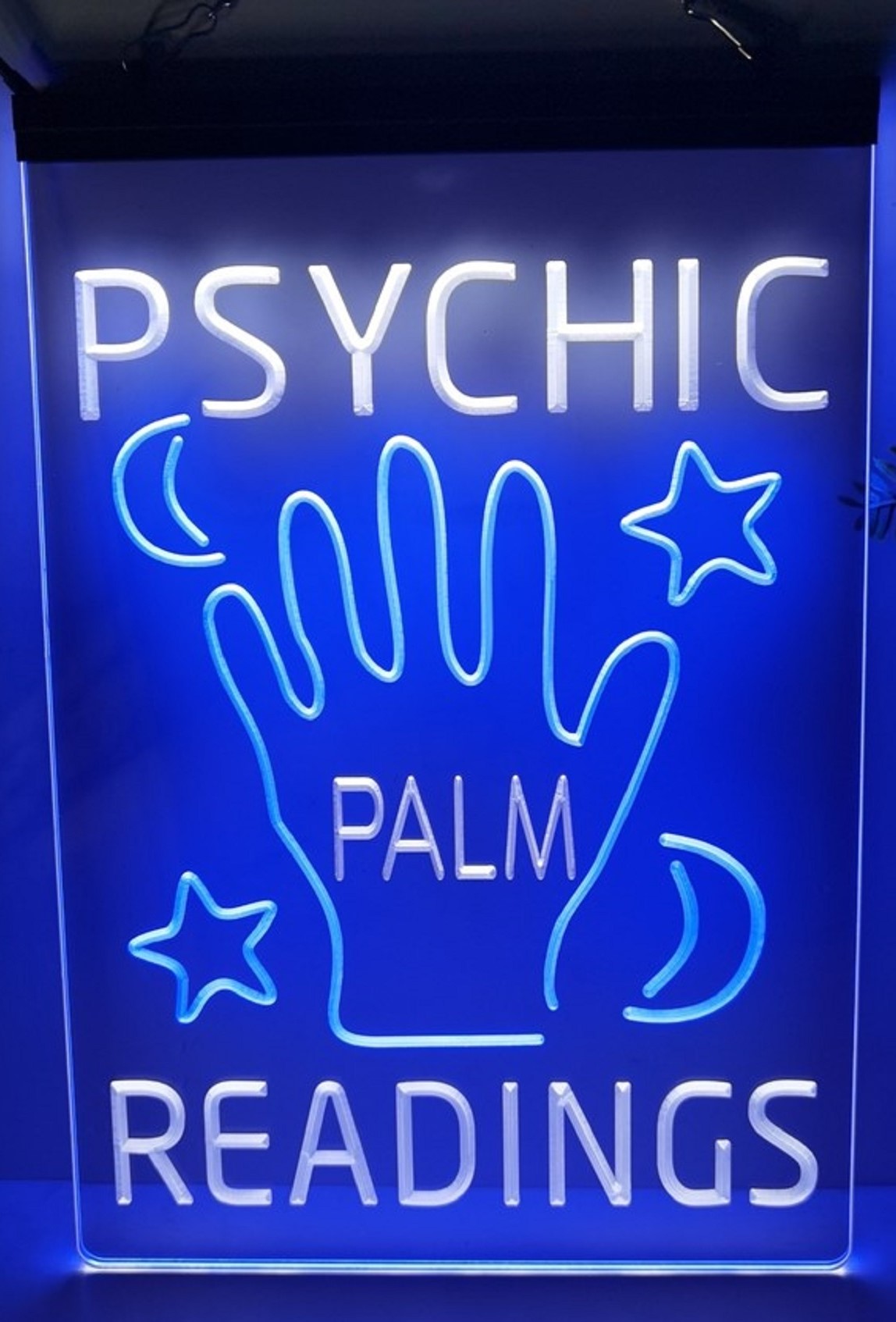 Psychic Palm Readings Led Neon Sign Dual Color Psychic Tarot Shop Decor