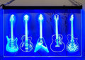Guitars Collection Led Neon Sign Home Music Room Audio Studio Guitars Shop Decor