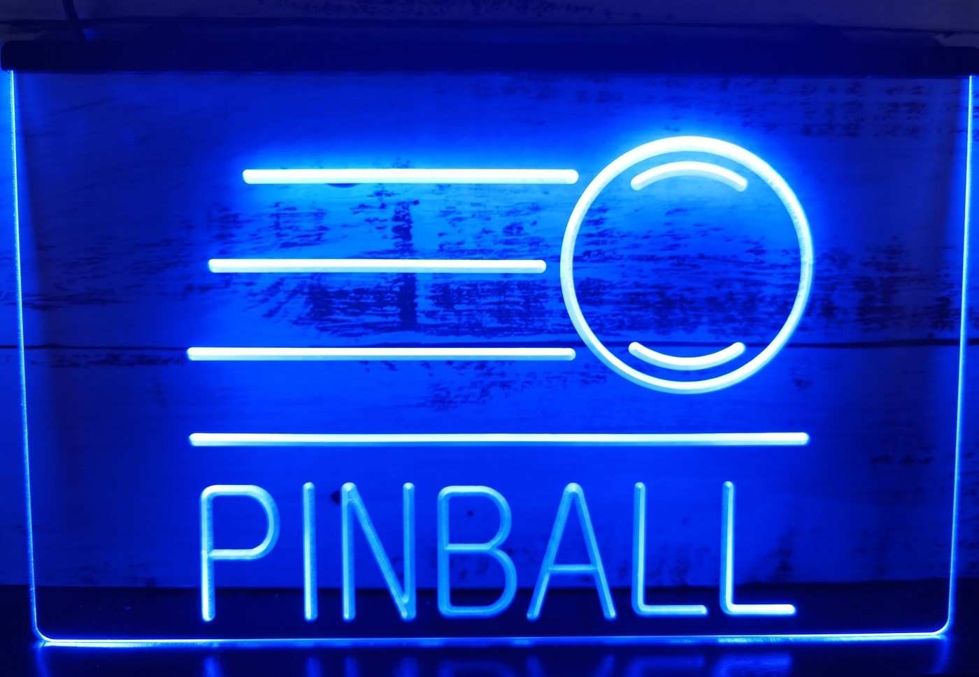Pinball Led Neon Sign Arcade Pinball Shop Decor Wall Or Desktop