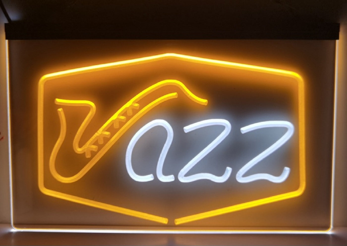 Jazz Led Neon Sign Dual Color Home Music Room Recording Studio Jazz Club Decor