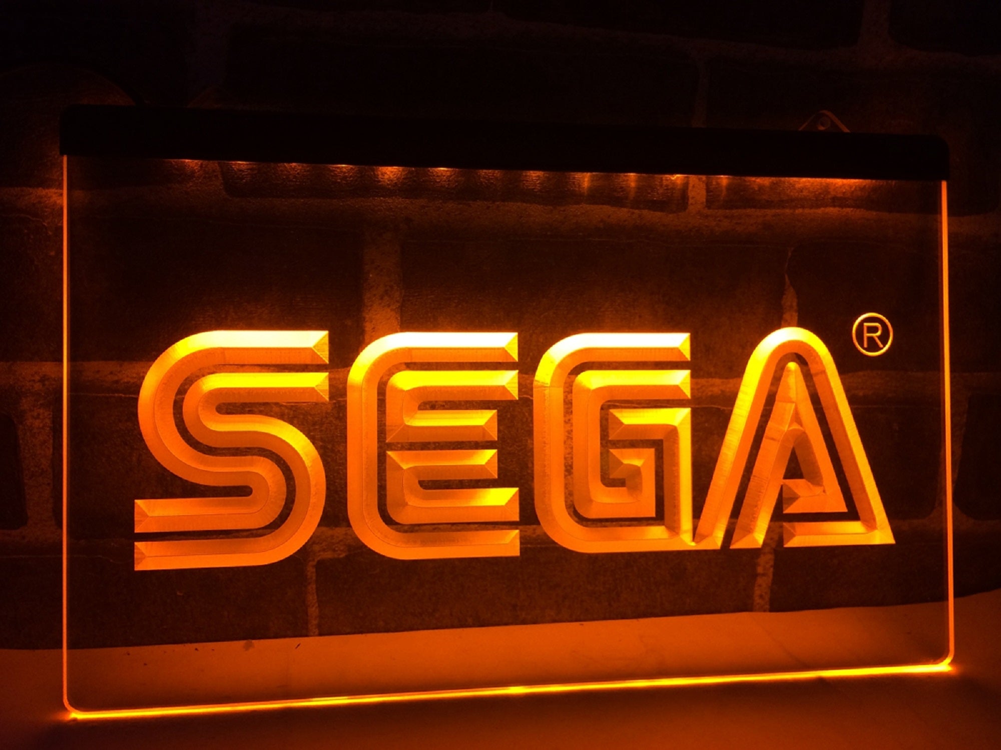 Sega Led Neon Sign Home Kids Room Gaming Arcade Shop Decor