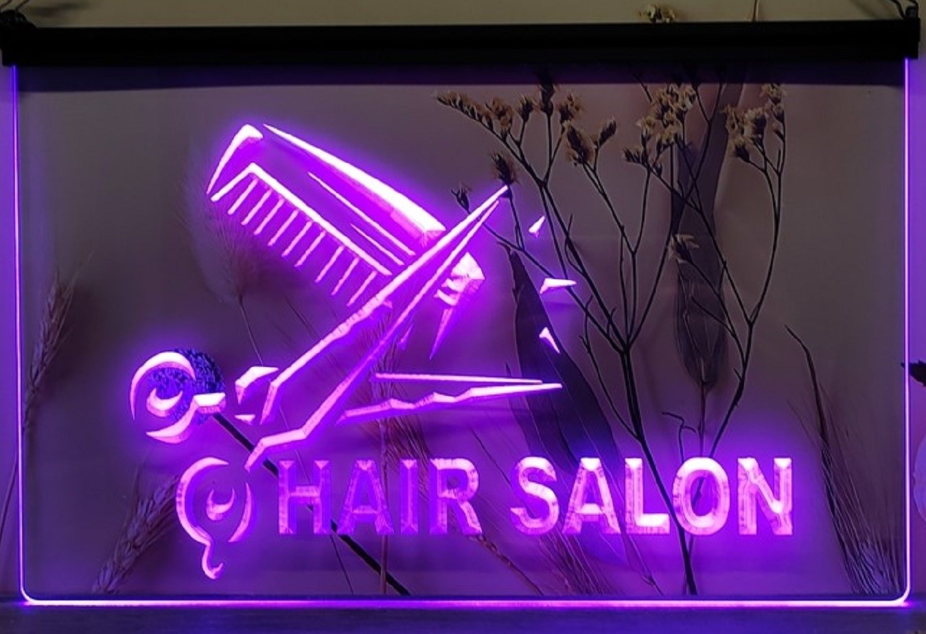 Hair Salon Led Neon Sign Barber Shop Haircut Salon Decor