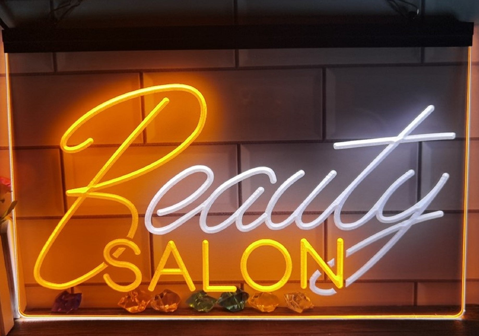 Beauty Salon Led Neon Sign Dual Color Hair Spa Beauty Salon Decor
