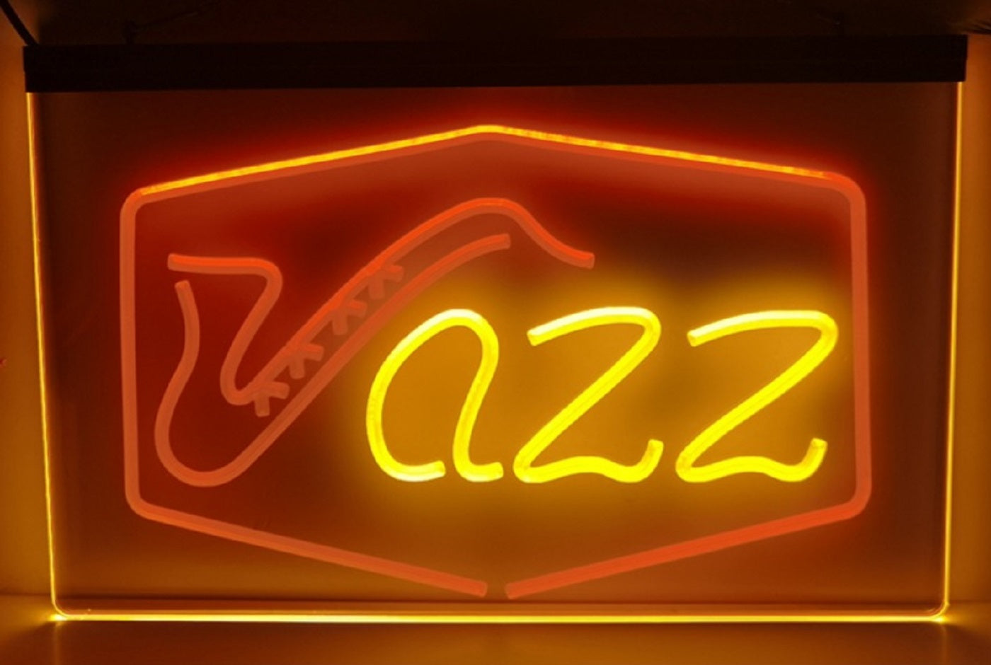 Jazz Led Neon Sign Dual Color Home Music Room Recording Studio Jazz Club Decor