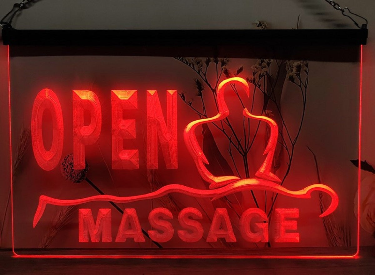 Open Massage  Led Neon Sign Spa Massage Beauty Salon Decor