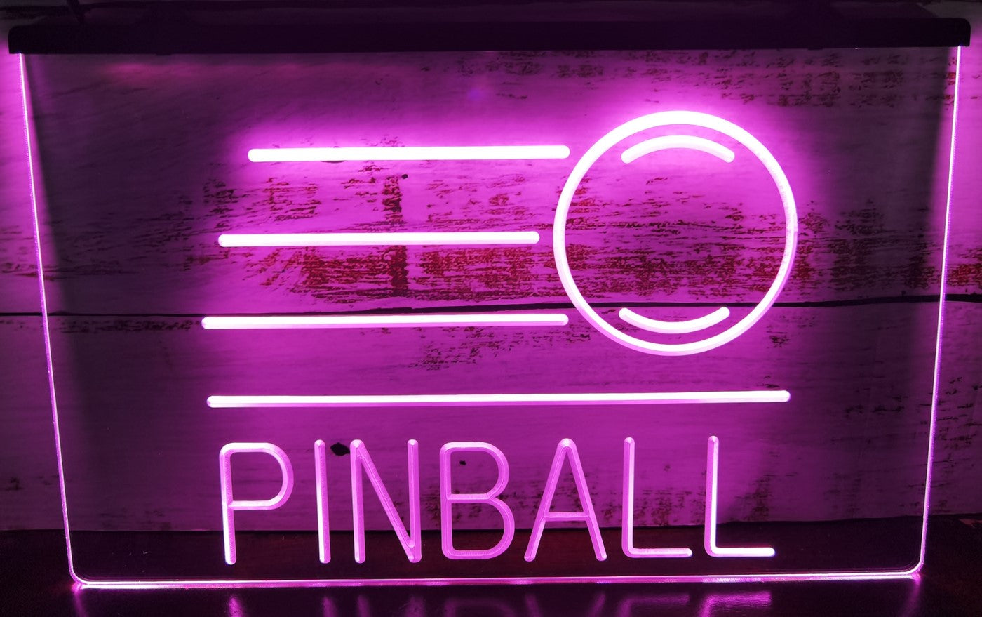 Pinball Led Neon Sign Arcade Pinball Shop Decor Wall Or Desktop