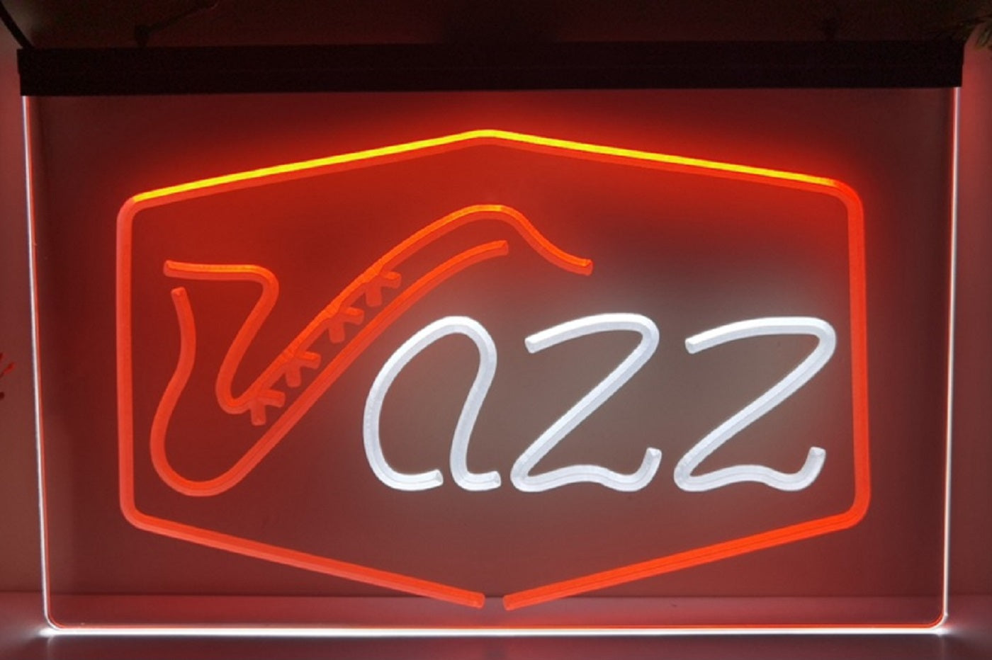 Jazz Led Neon Sign Dual Color Home Music Room Recording Studio Jazz Club Decor