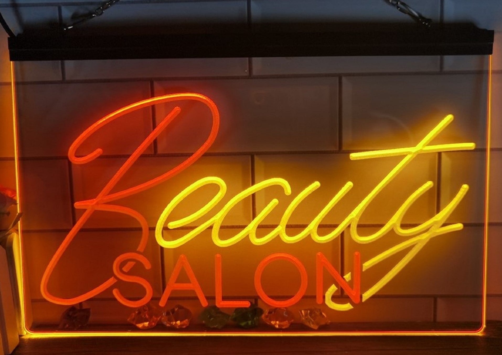 Beauty Salon Led Neon Sign Dual Color Hair Spa Beauty Salon Decor