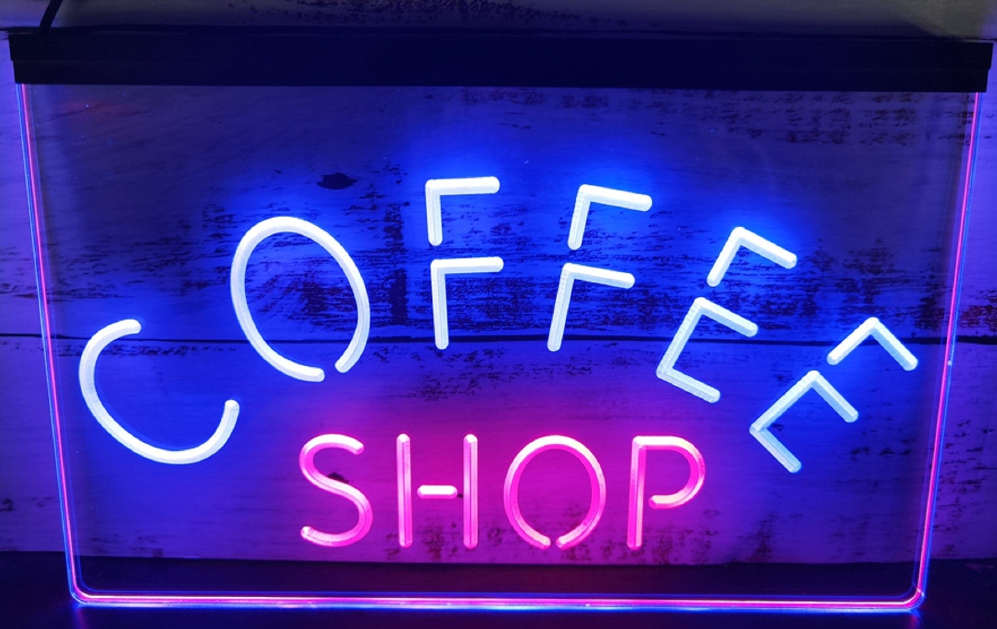 Coffee Shop Led Neon Sign Dual Color Coffee Shop Decor