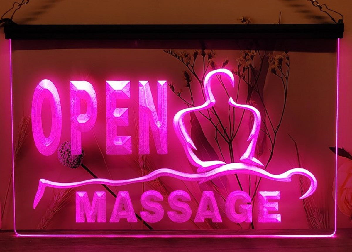 Open Massage  Led Neon Sign Spa Massage Beauty Salon Decor