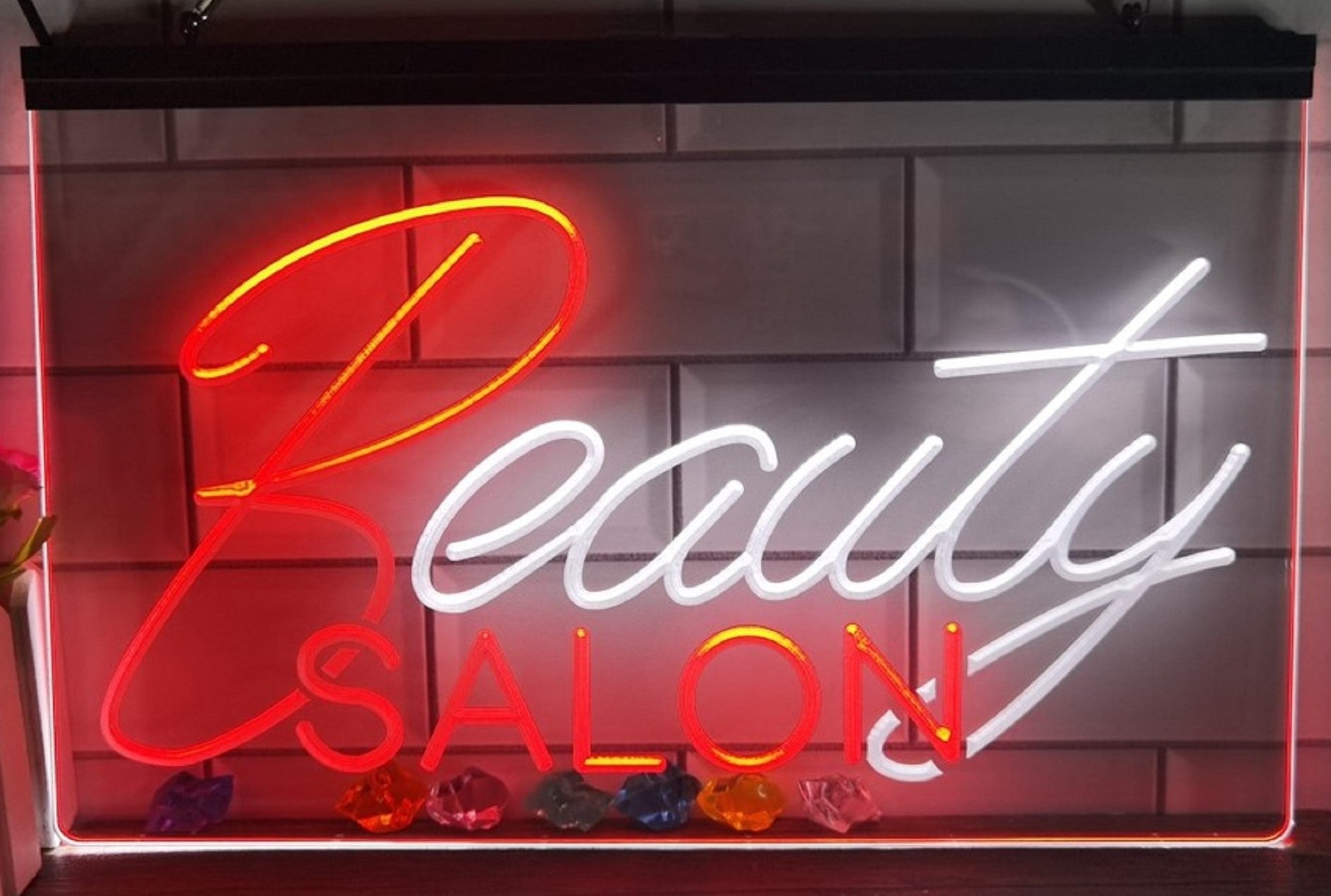 Beauty Salon Led Neon Sign Dual Color Hair Spa Beauty Salon Decor