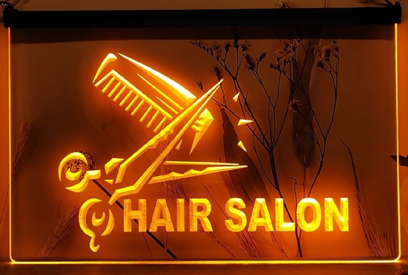 Hair Salon Led Neon Sign Barber Shop Haircut Salon Decor