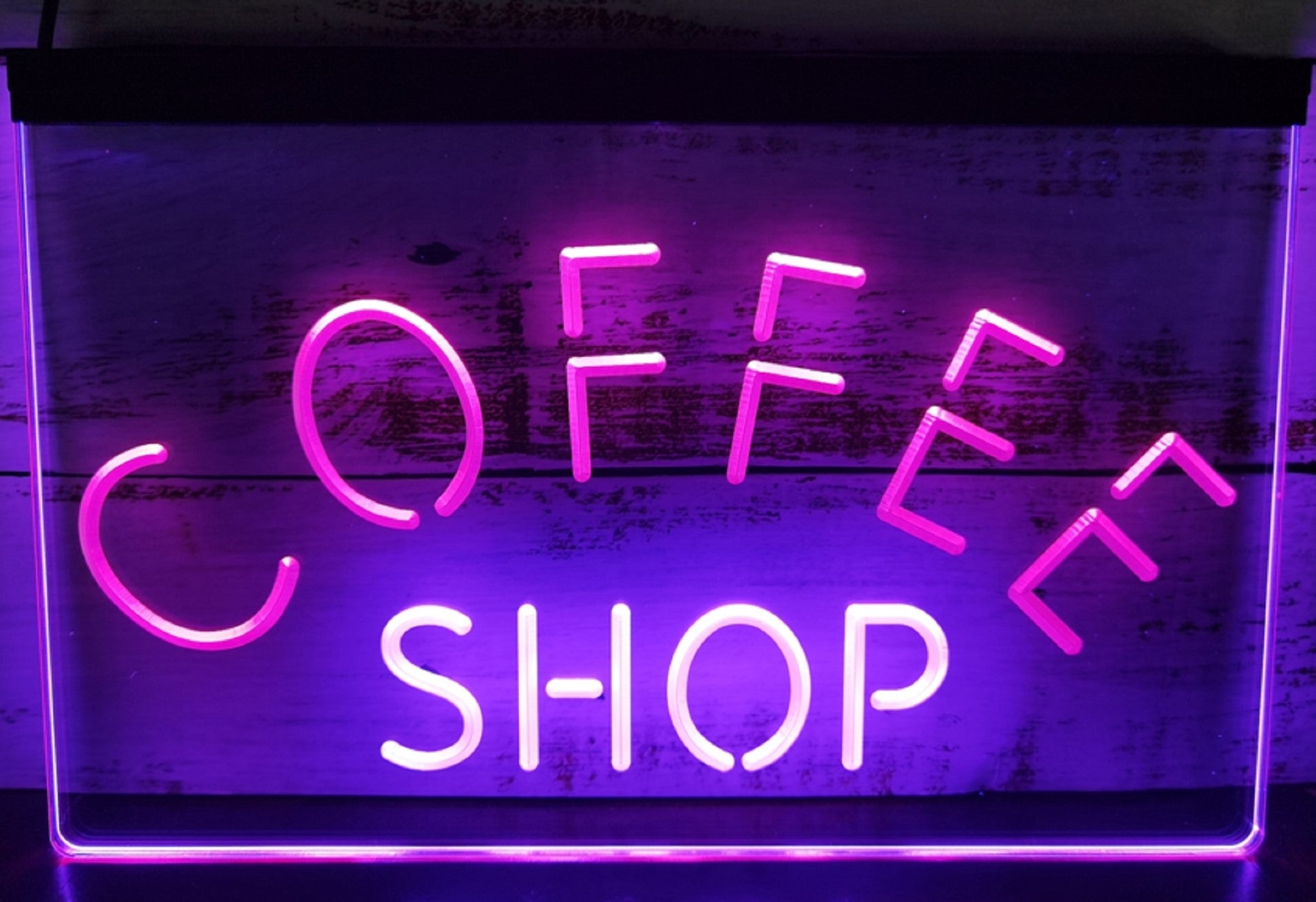 Coffee Shop Led Neon Sign Dual Color Coffee Shop Decor
