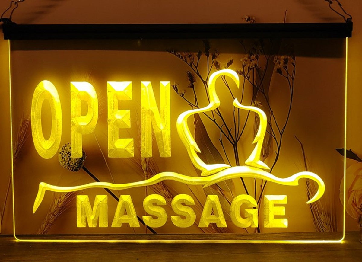 Open Massage  Led Neon Sign Spa Massage Beauty Salon Decor