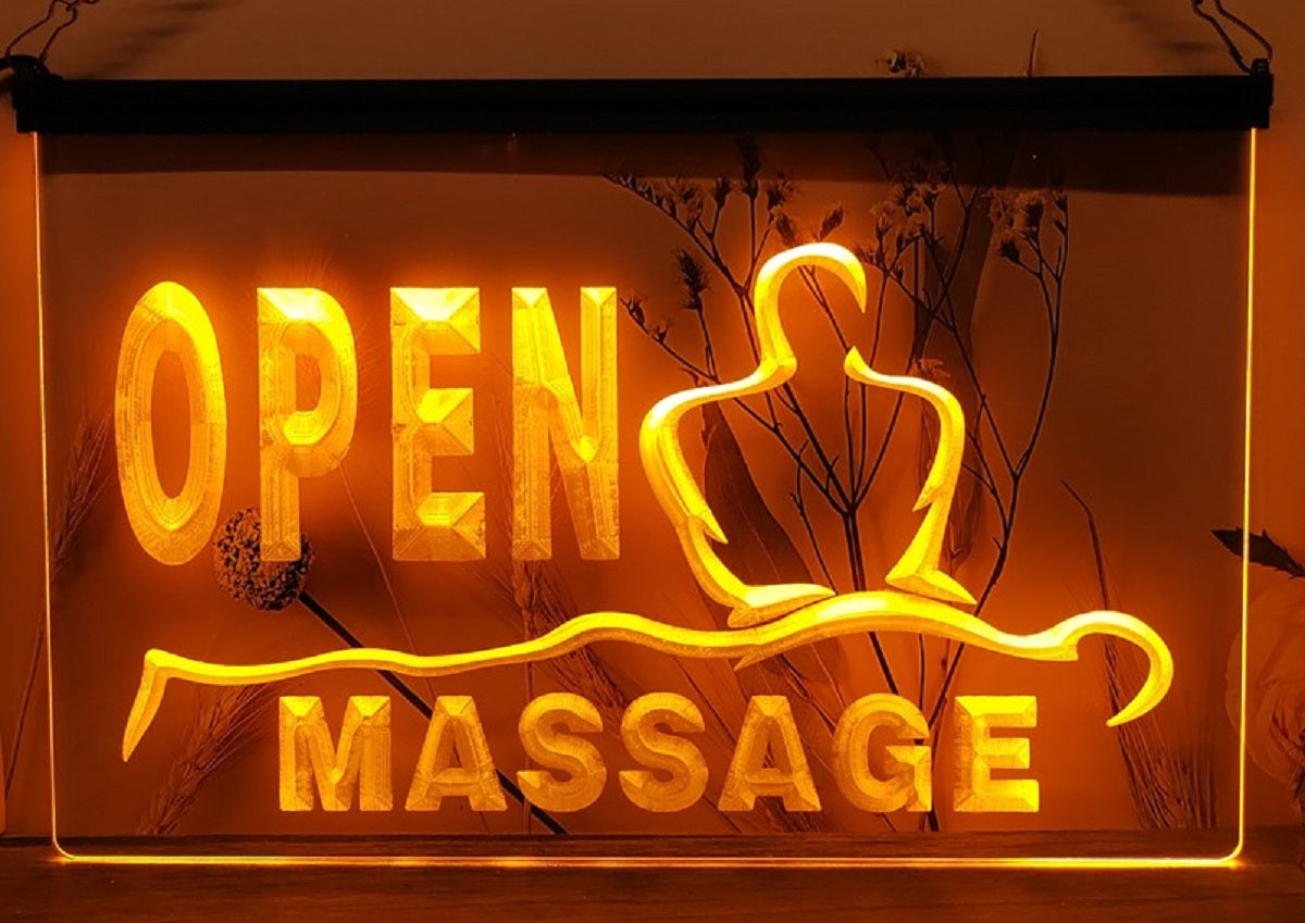 Open Massage  Led Neon Sign Spa Massage Beauty Salon Decor