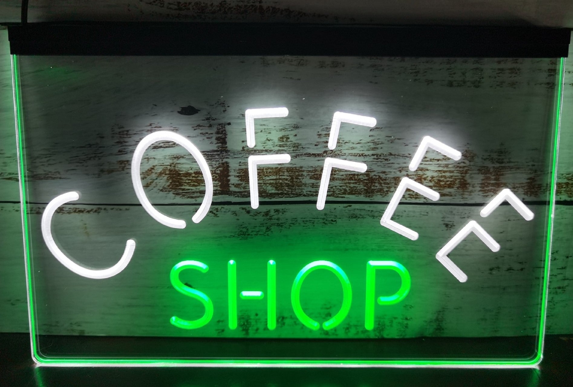 Coffee Shop Led Neon Sign Dual Color Coffee Shop Decor