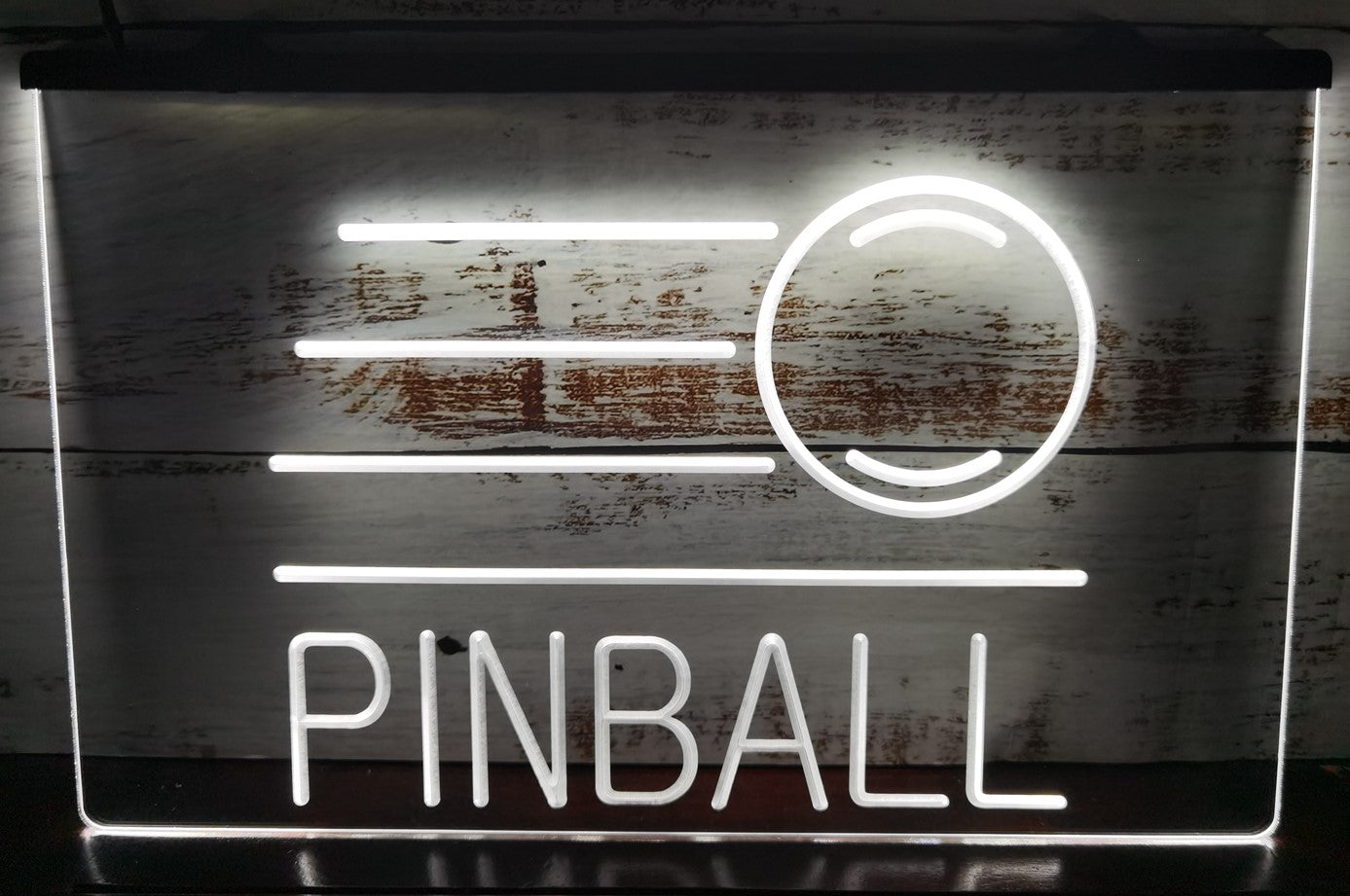 Pinball Led Neon Sign Arcade Pinball Shop Decor Wall Or Desktop