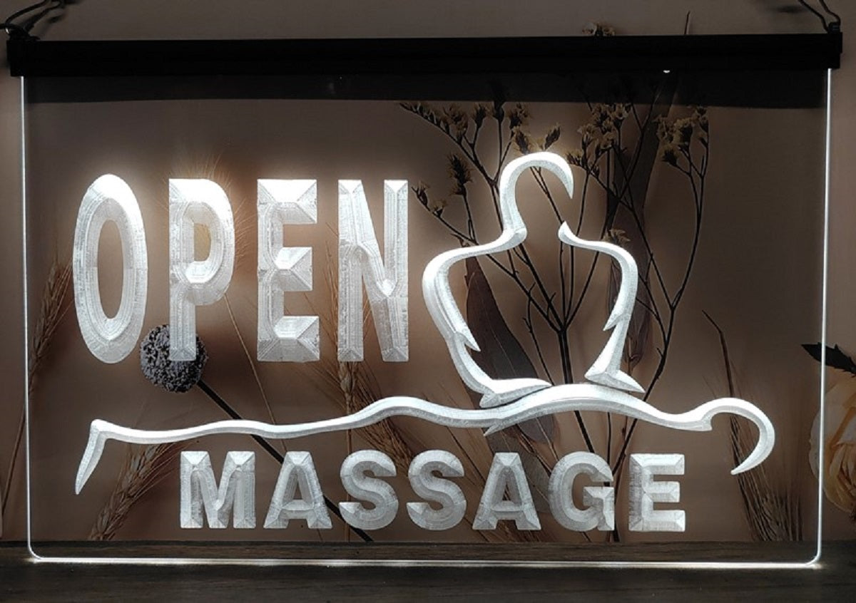 Open Massage  Led Neon Sign Spa Massage Beauty Salon Decor