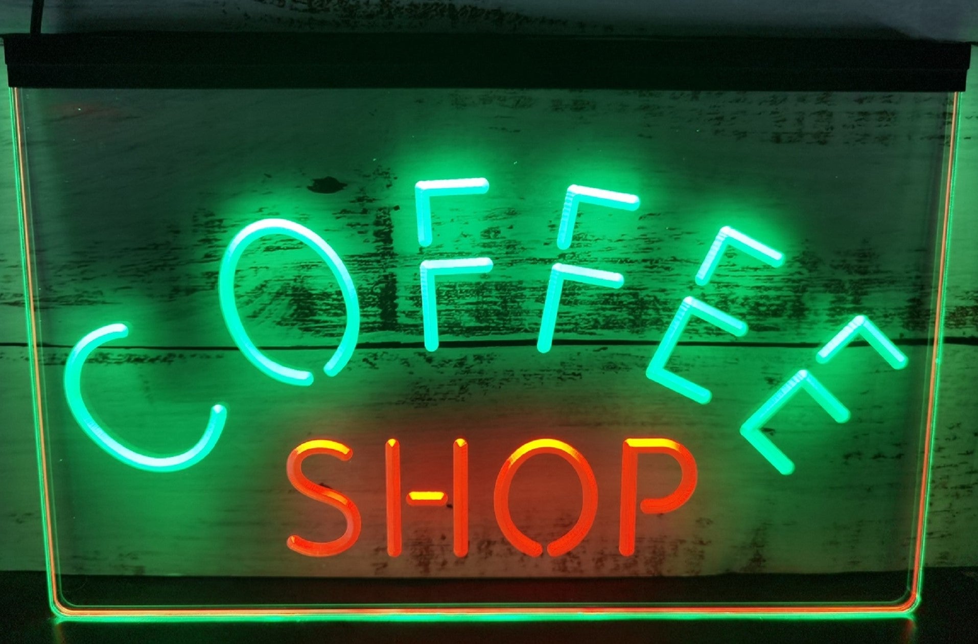 Coffee Shop Led Neon Sign Dual Color Coffee Shop Decor