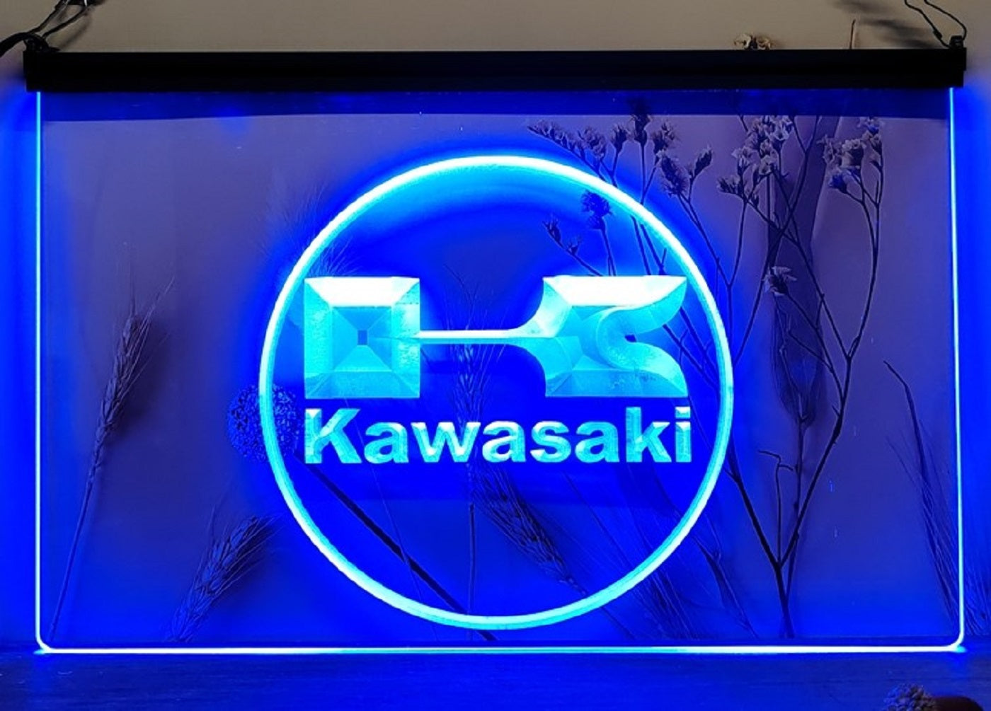 Kawasaki Led Neon Sign Home Garage Motorcycle Dealer Repair Shop Decor