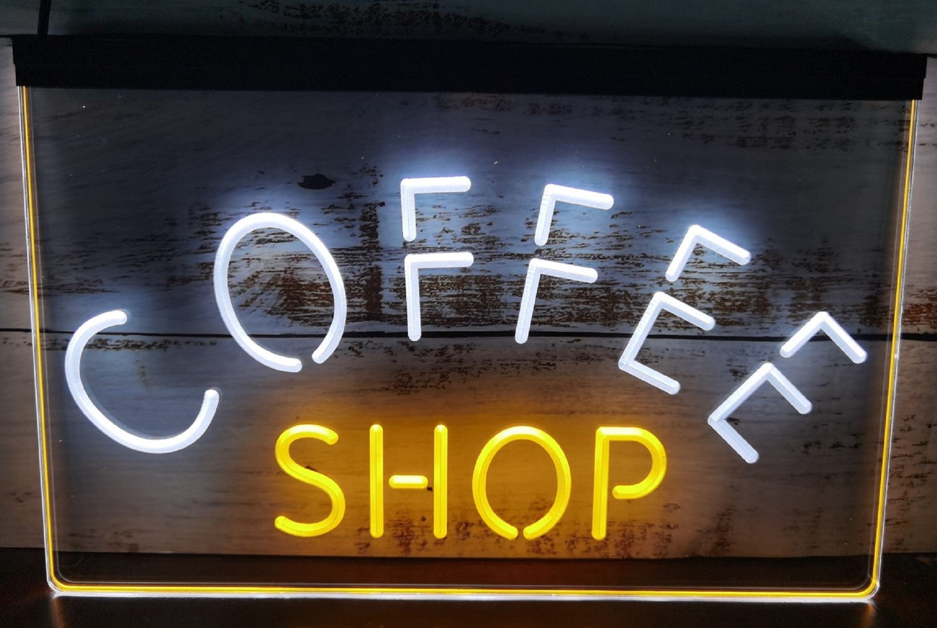 Coffee Shop Led Neon Sign Dual Color Coffee Shop Decor