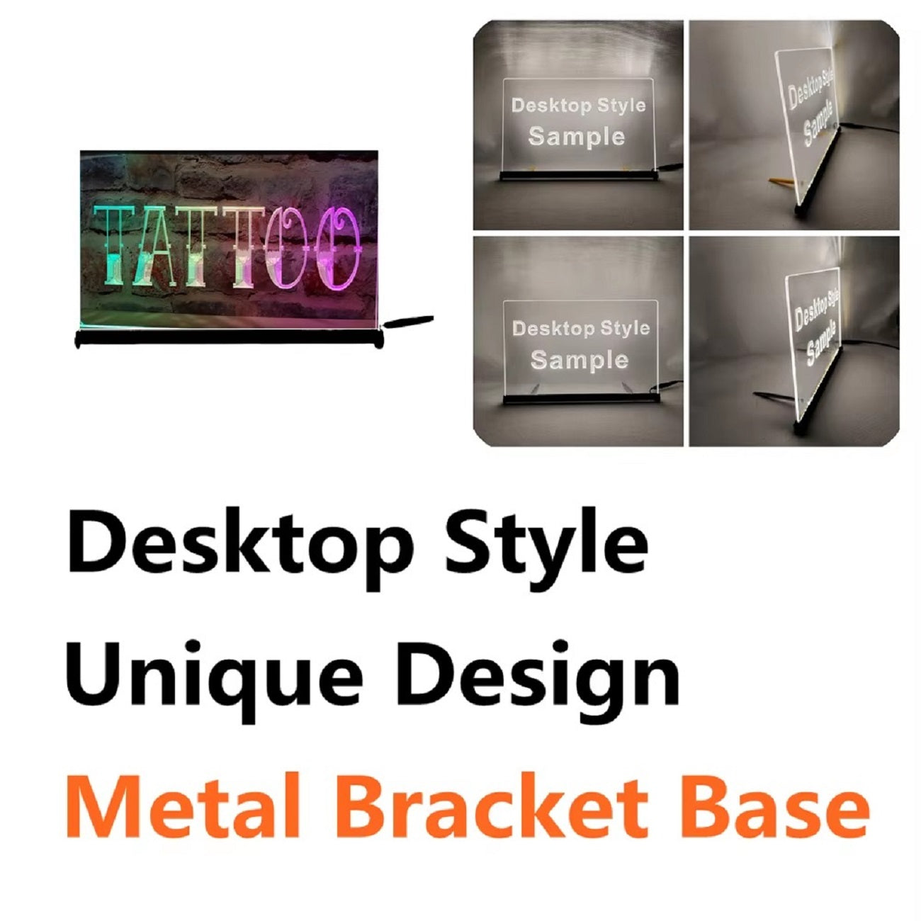 Tattoo Led Neon Sign Multi Mode Tattoo Salon Wall Hanging Or Desktop Decor