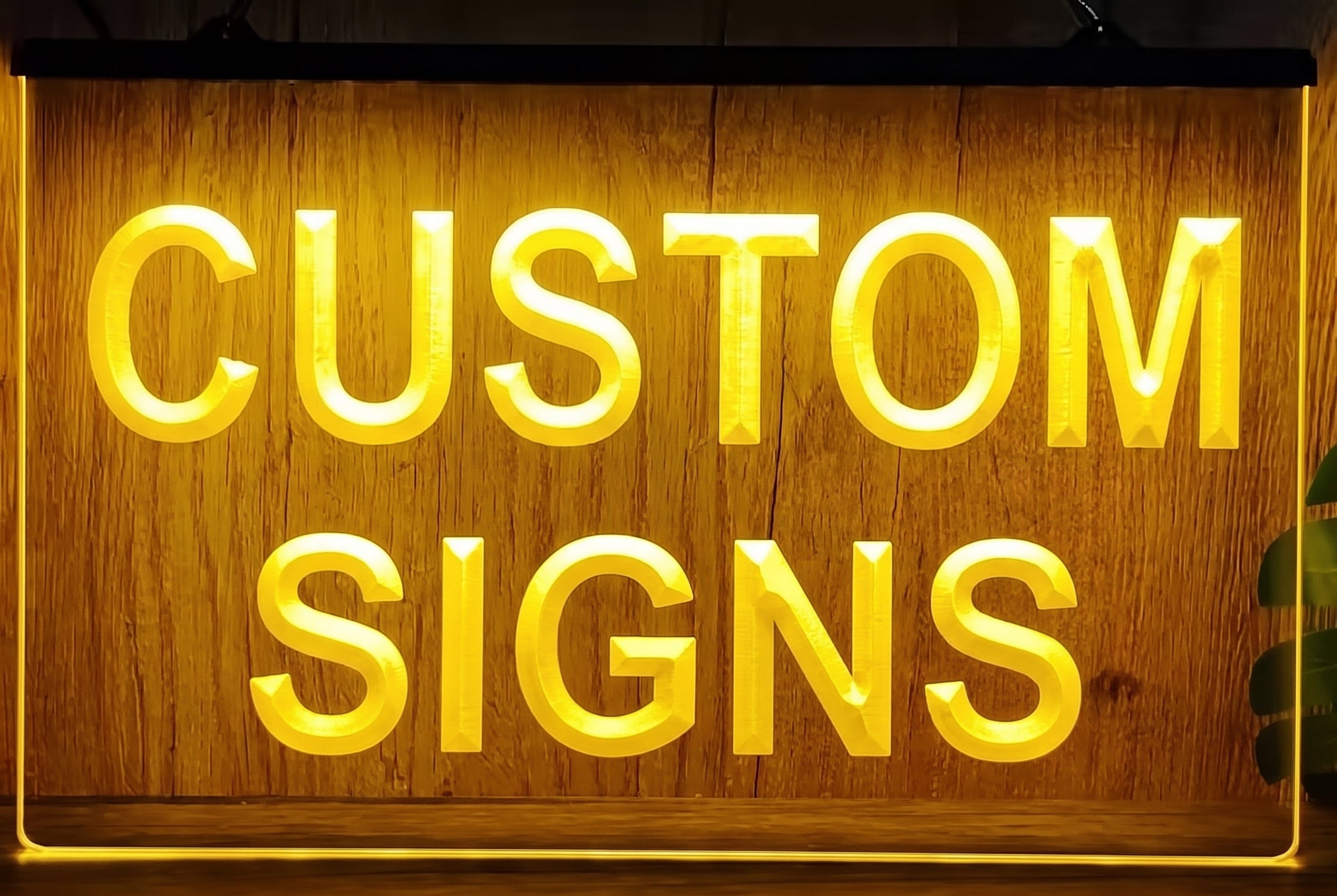 Custom Text Logo Led Neon Sign Wall Hanging Or Desktop Decor
