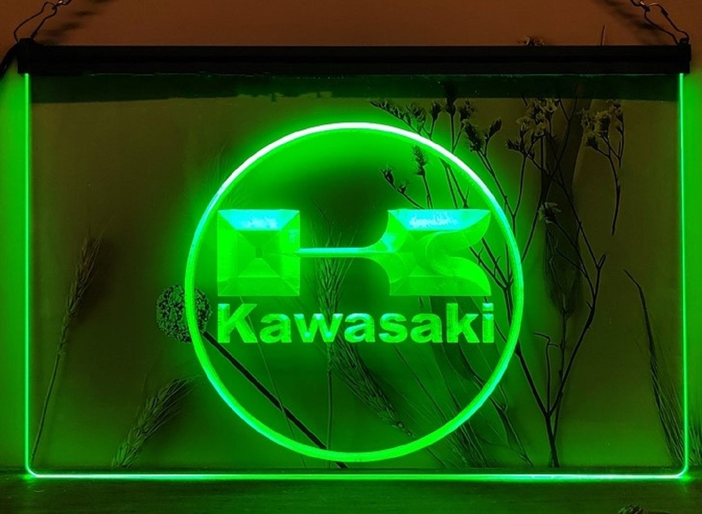 Kawasaki Led Neon Sign Home Garage Motorcycle Dealer Repair Shop Decor