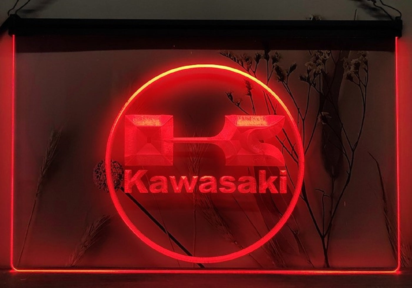 Kawasaki Led Neon Sign Home Garage Motorcycle Dealer Repair Shop Decor