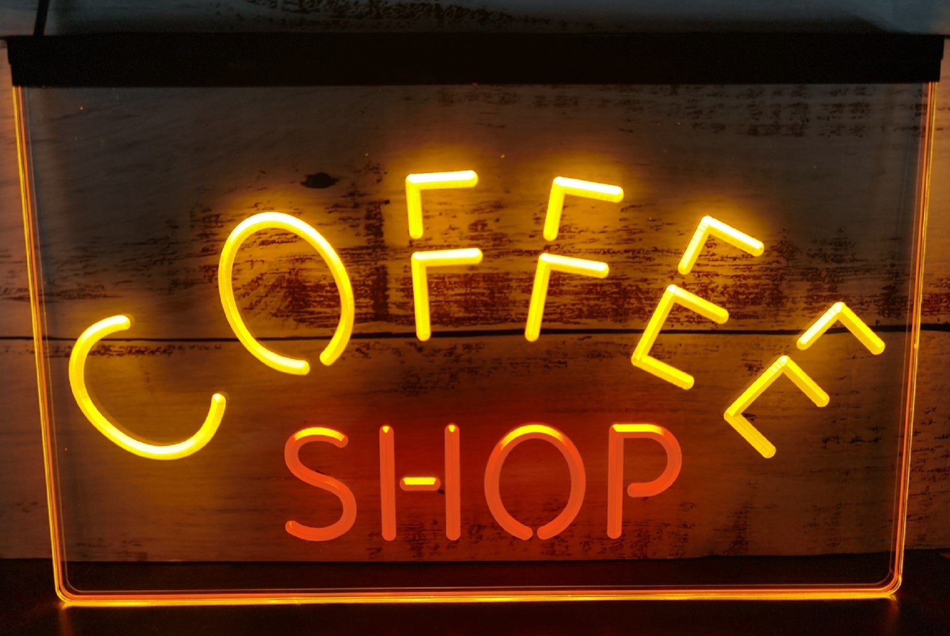 Coffee Shop Led Neon Sign Dual Color Coffee Shop Decor