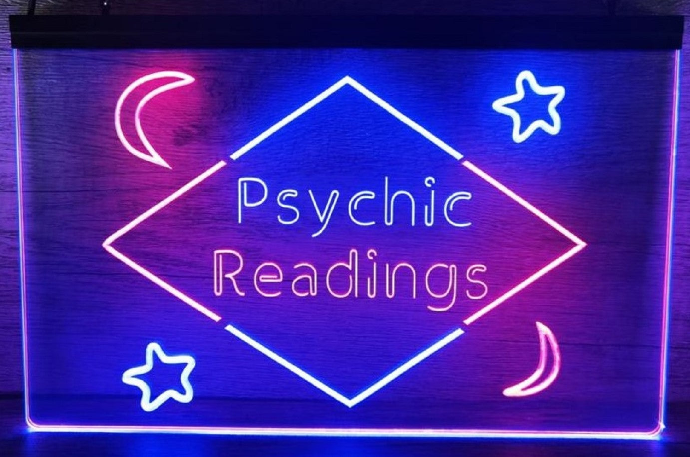 Psychic Readings Tarot Led Neon Sign Dual Color Psychic Tarot Shop Decor
