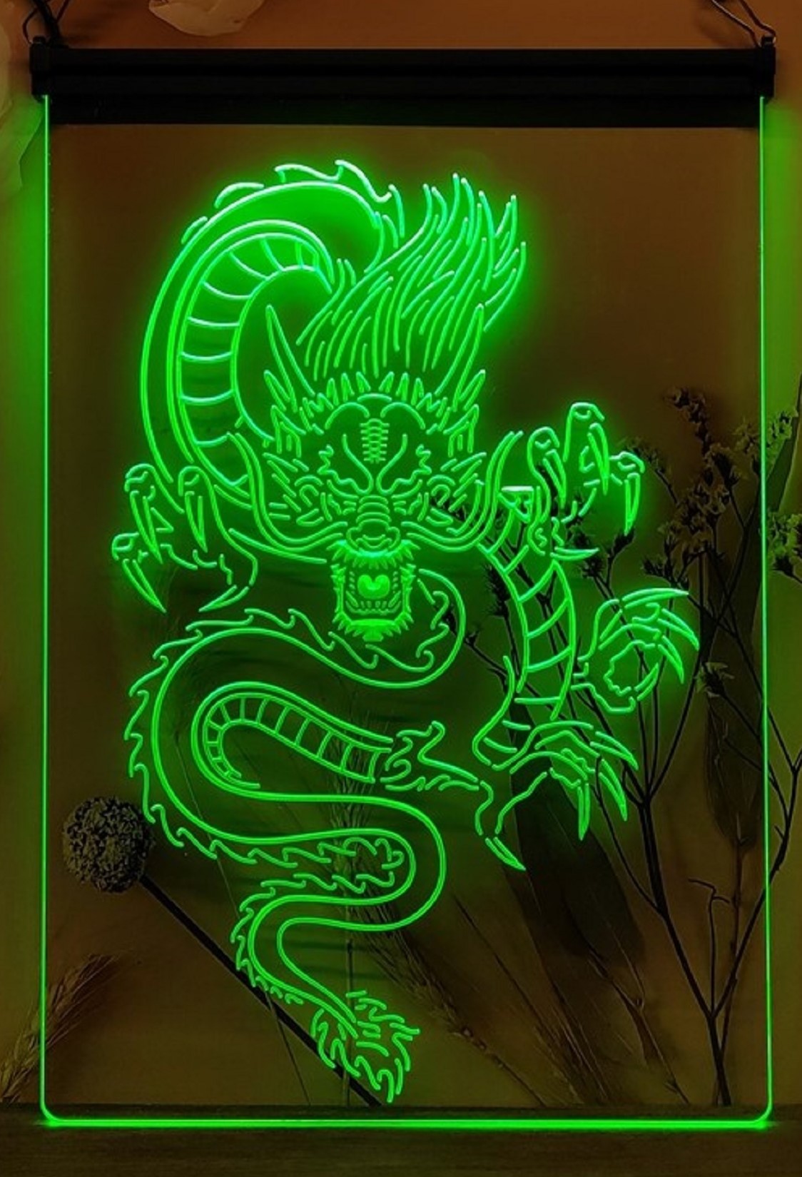 Chinese Dragon Led Neon Sign Wall Hanging Or Desktop Decor