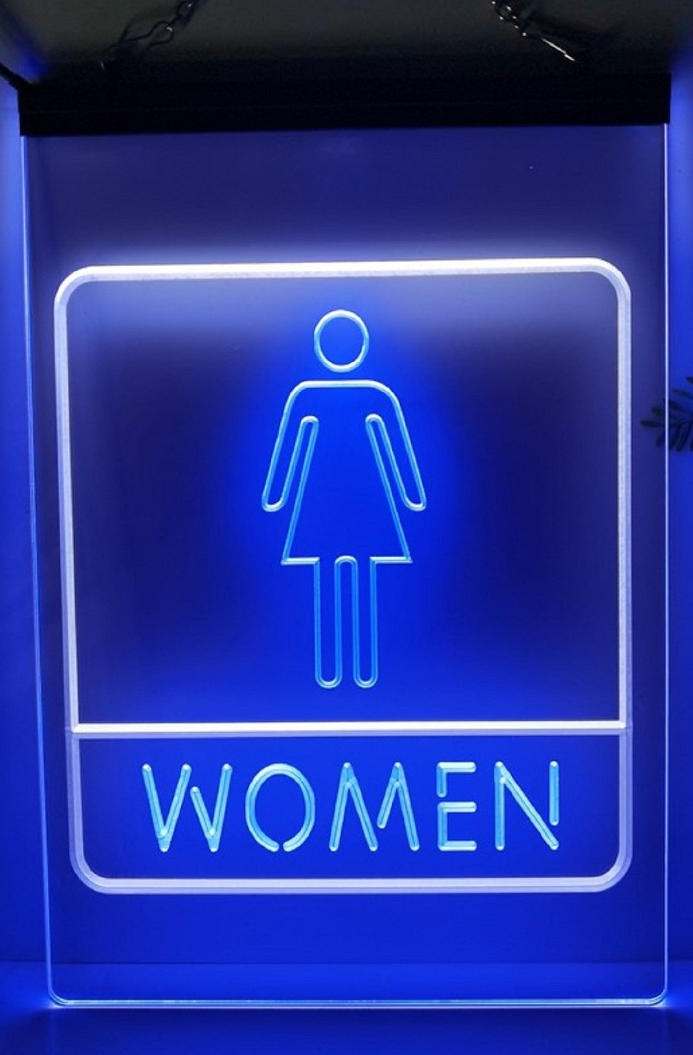 Women Restroom Led Neon Sign Dual Color Store Restaurant Coffee Shop Office Decor