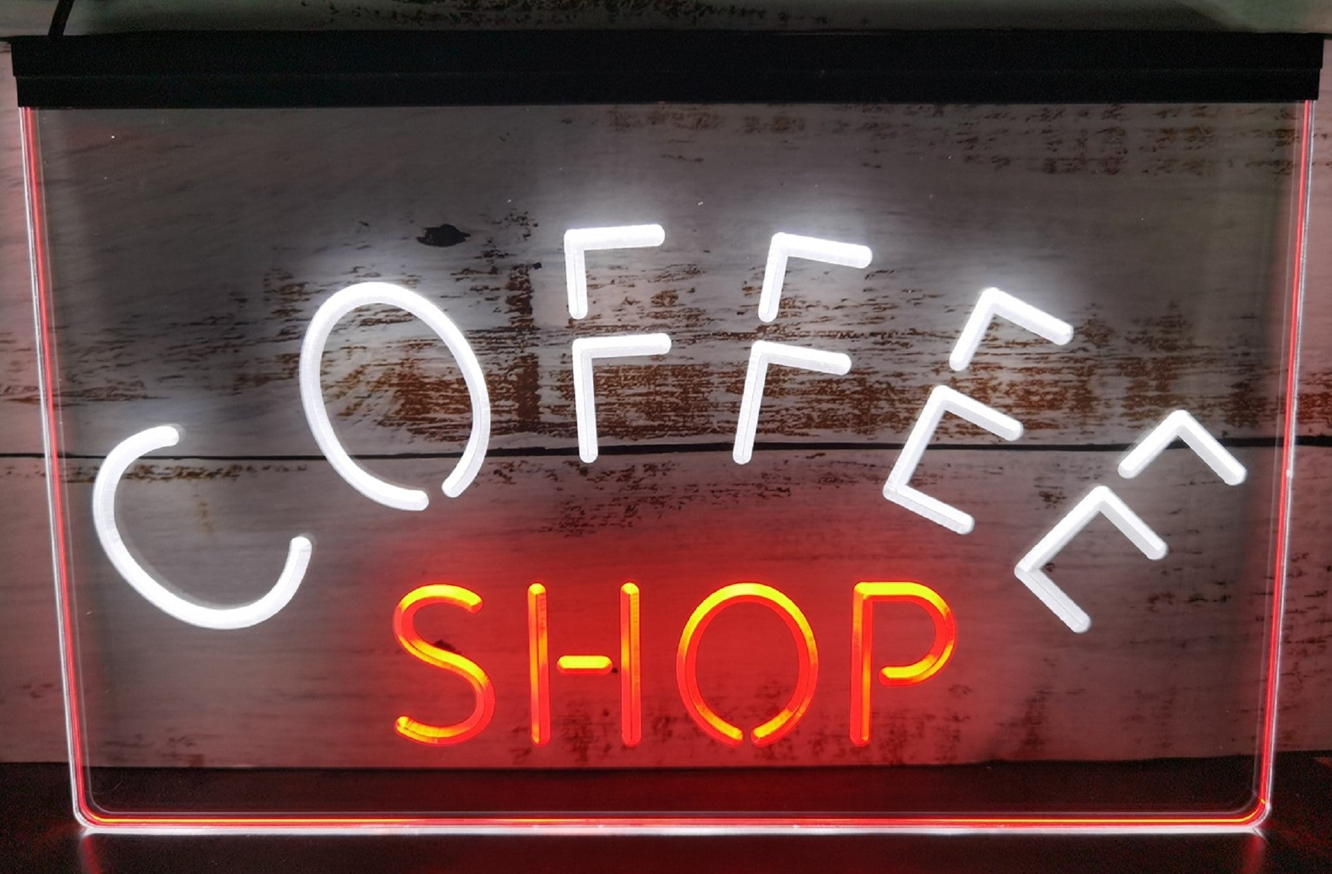 Coffee Shop Led Neon Sign Dual Color Coffee Shop Decor