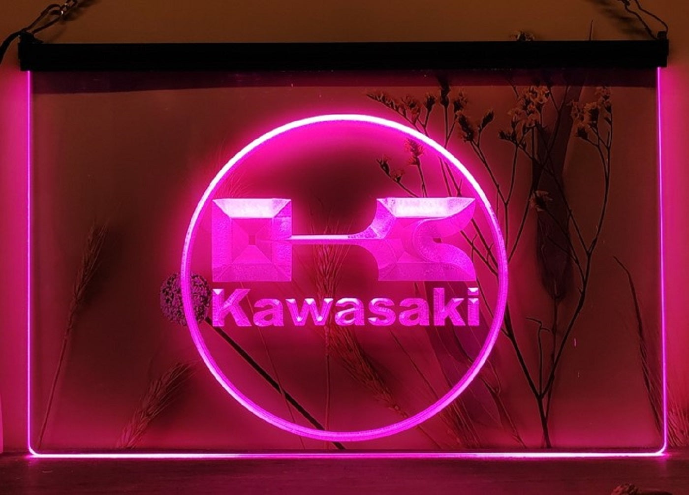 Kawasaki Led Neon Sign Home Garage Motorcycle Dealer Repair Shop Decor