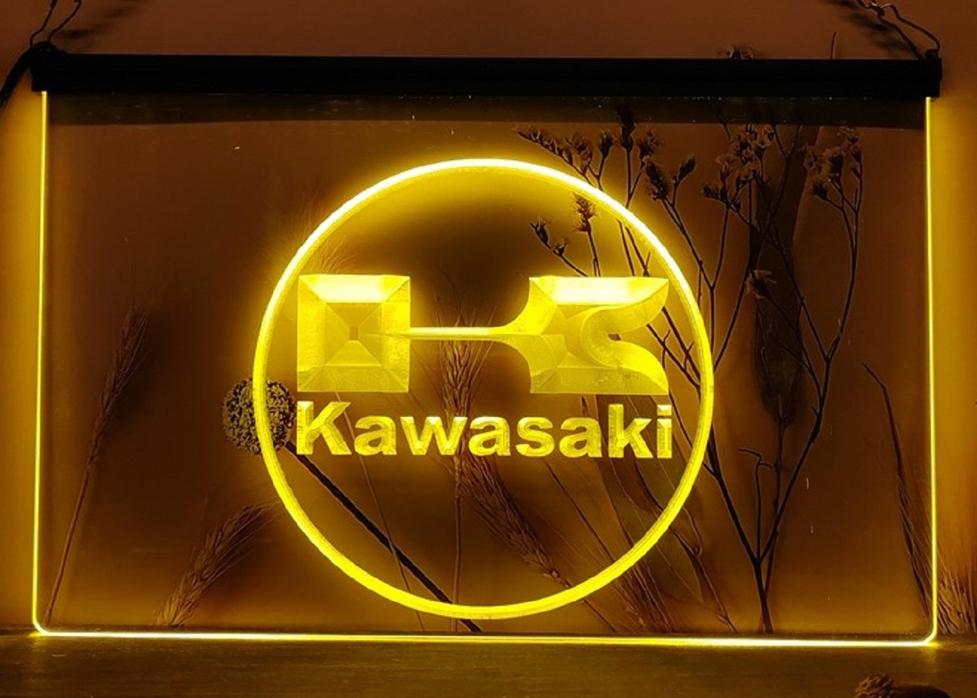 Kawasaki Led Neon Sign Home Garage Motorcycle Dealer Repair Shop Decor
