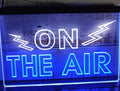 On The Air Led Neon Sign Dual Color Home Studio Room Audio Studio Decor