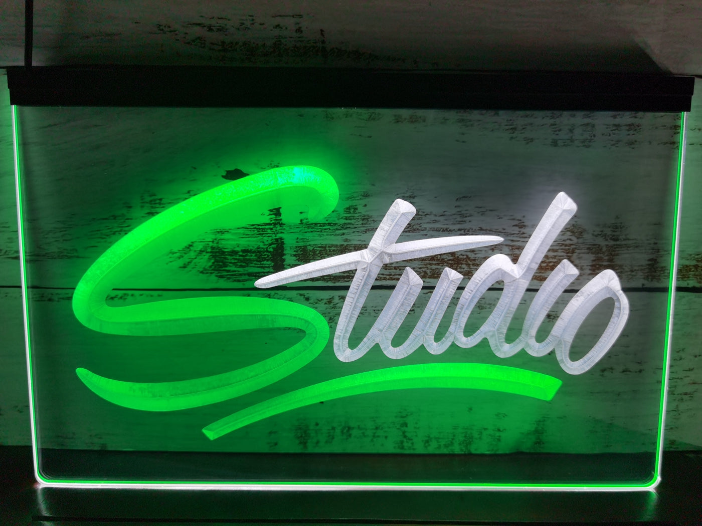 Studio Led Neon Sign Dual Color Home Studio Room Audio Recording Studio Decor