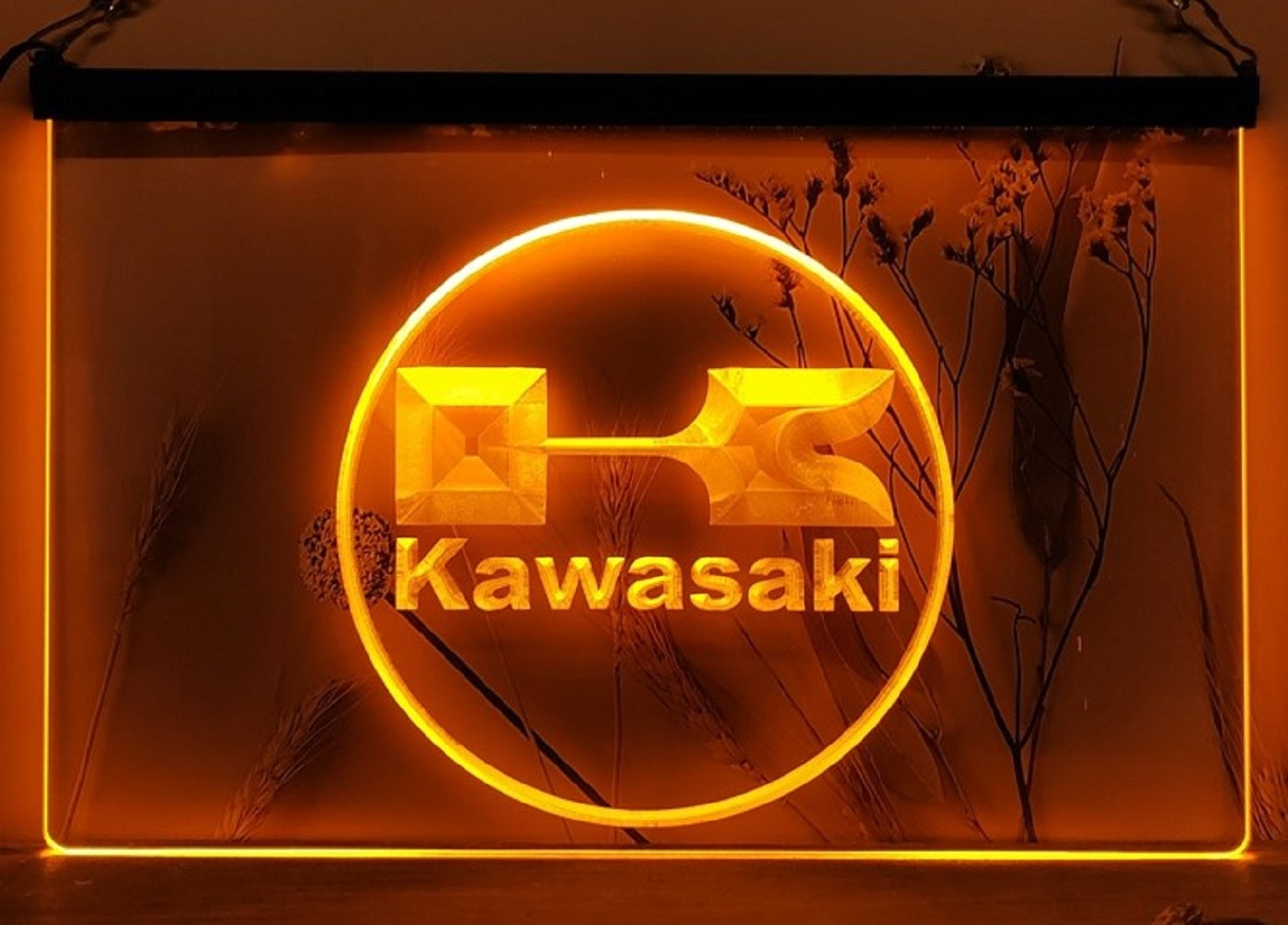 Kawasaki Led Neon Sign Home Garage Motorcycle Dealer Repair Shop Decor