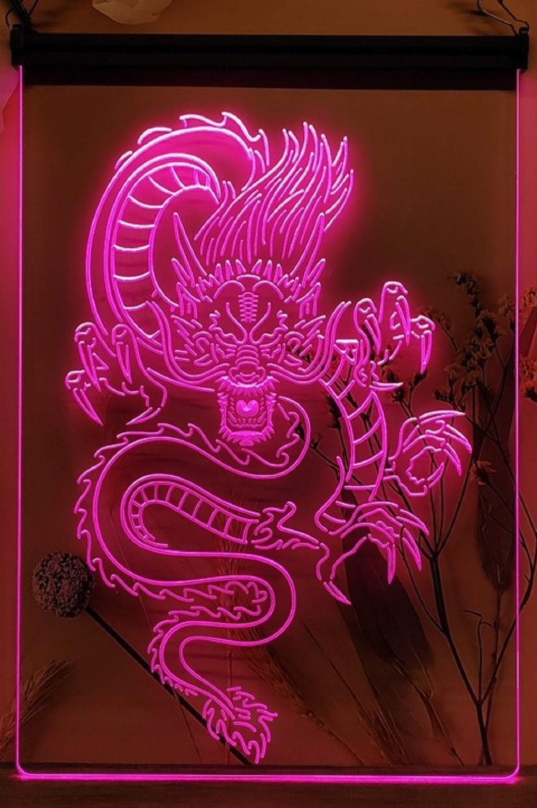 Chinese Dragon Led Neon Sign Wall Hanging Or Desktop Decor